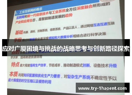 应对广厦困境与挑战的战略思考与创新路径探索